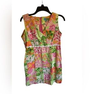 Tahiti Reef Club Women’s Floral Petite Dress‎ Size PM